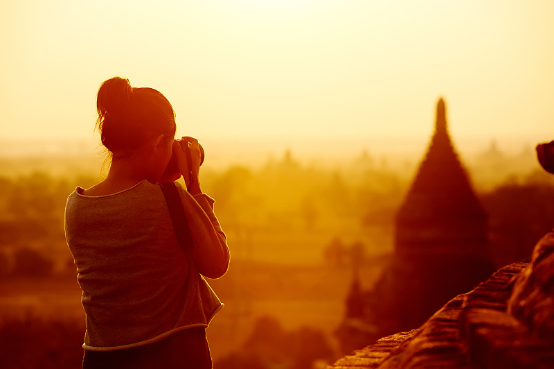 缅甸,探险家,摄影师,旅行者,相机,旅游目的地,旅途,蒲甘,亚洲,灵性