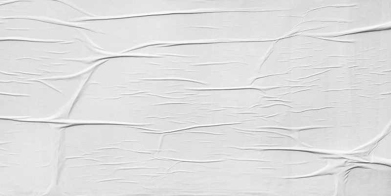 纸,皱纹,纹理,围墙,空白的,留白,水平画幅,无人,弄皱的,白色