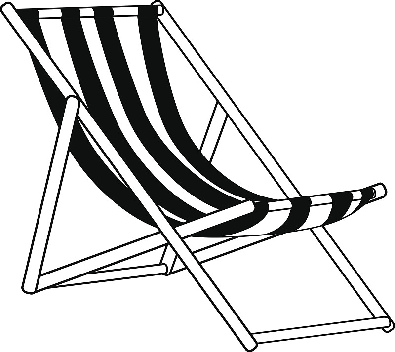 sun,lounger,度假胜地,沙滩椅,无人,绘画插图,符号,夏天,户外,家具,白色
