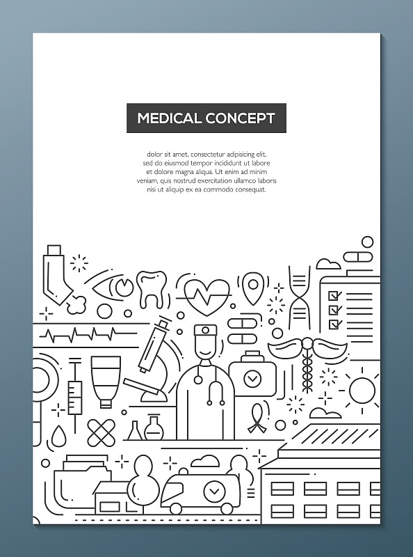 模板,概念,小册子,健康保健,线条,麦克唐纳·道格拉斯f-4,绘画插图,计算机制图,计算机图形学