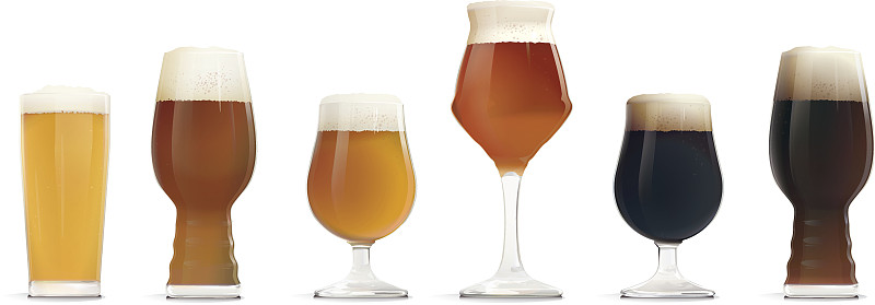 啤酒杯,啤酒,字体,精酿啤酒,手工酿酒,苦啤酒,酿酒厂,麦酒,手工食品和饮料,玻璃杯