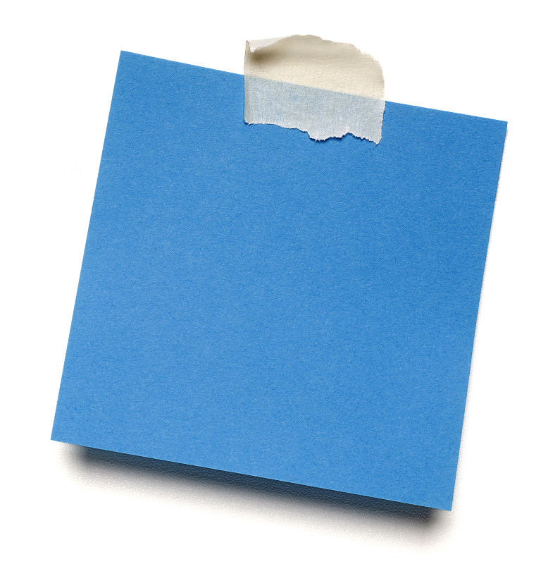 便签,蓝色,分离着色,邮件,笔记本,胶带,消息,信函,任务清单,垂直画幅