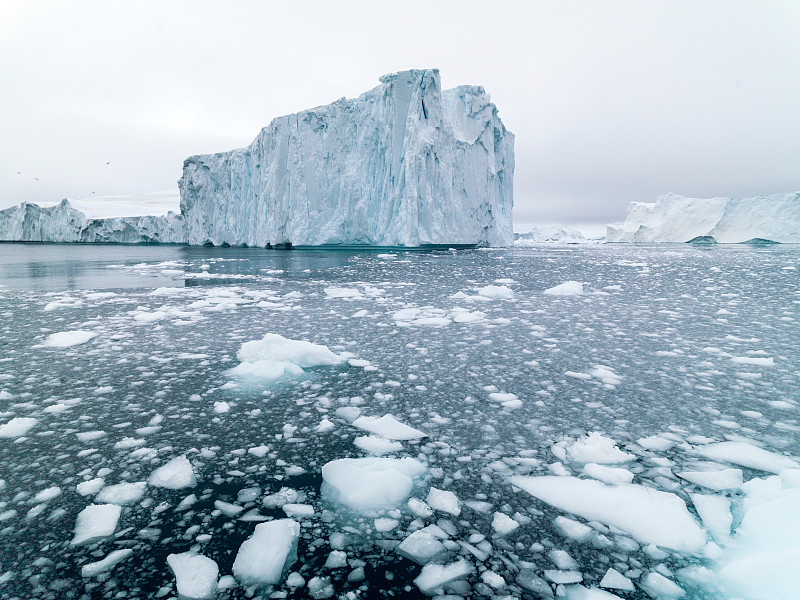 冰河,伊路利萨特,格陵兰,巨大的,公亩,北冰洋,风,气候,水平画幅,雪