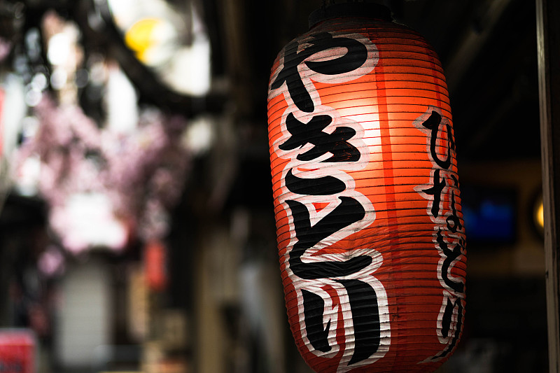 灯笼,日本,餐馆,进口标志,东京,水平画幅,旅行者,文字,户外,明亮