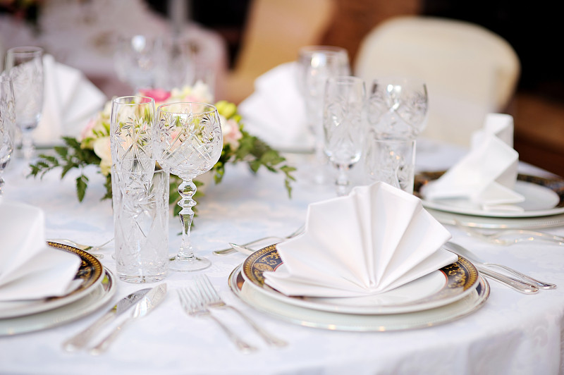 结婚宴会,桌子,事件,平衡折角灯,席次牌,正餐宴会,高雅,高级西餐,正装,桌布
