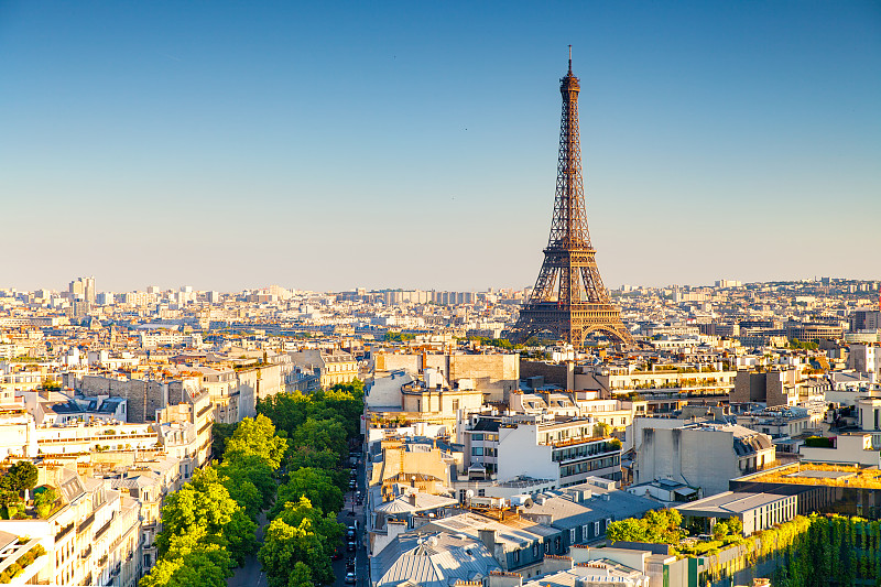 都市风景,巴黎,纪念碑,天空,凯旋汽车,建筑业,国际著名景点,城镇,著名景点,世界遗产