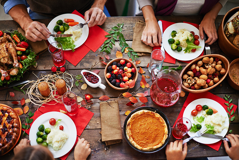 宴会,膳食,晚餐,秋天,在上面,桌子,蔬菜,家庭,胡桃,自制的