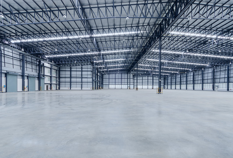 仓库,空的,室内,飞机库,地板,工厂,工业,巨大的,门厅,极简构图