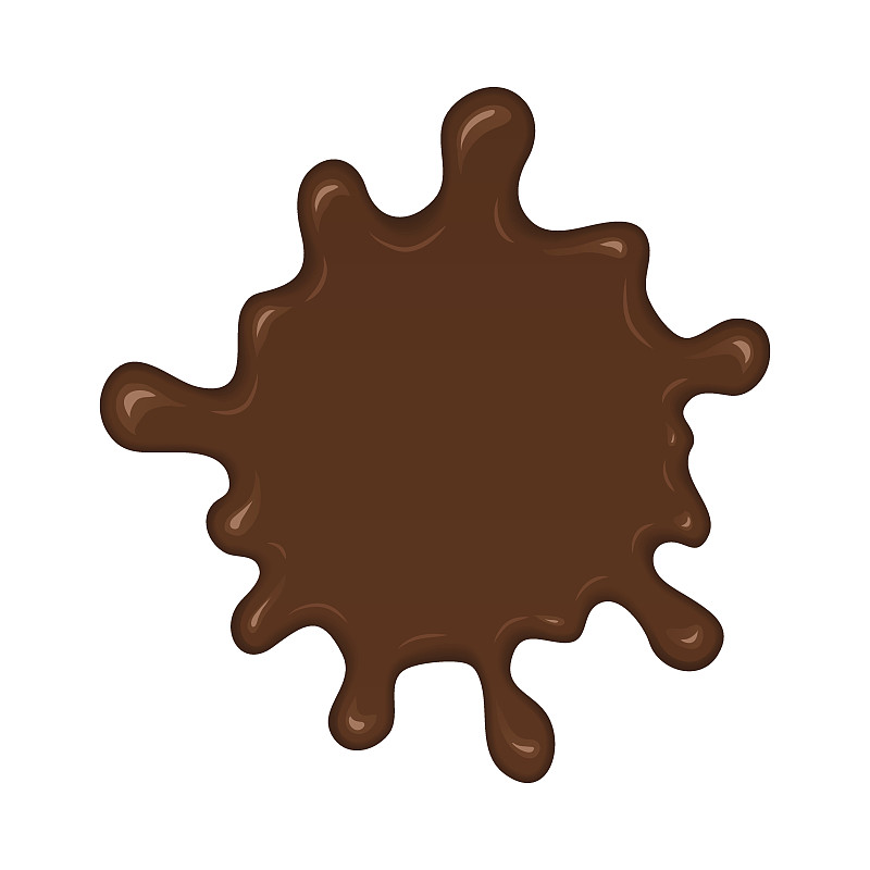 巧克力,点状,泥,玷污的,热可可,褐色,边框,形状,绘画插图,符号