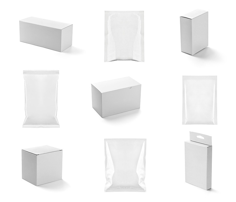 盒子,模板,空白的,白色,容器,包装,纸盒,披萨盒,关闭的,板条箱