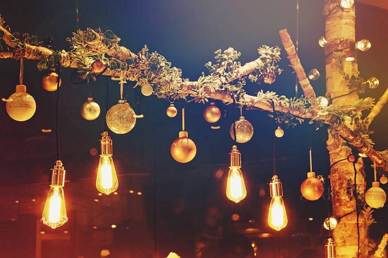 圣诞球,圣诞小彩灯,悬挂的,晚会,电灯泡,圣诞树,装饰物,华丽的,圣诞装饰