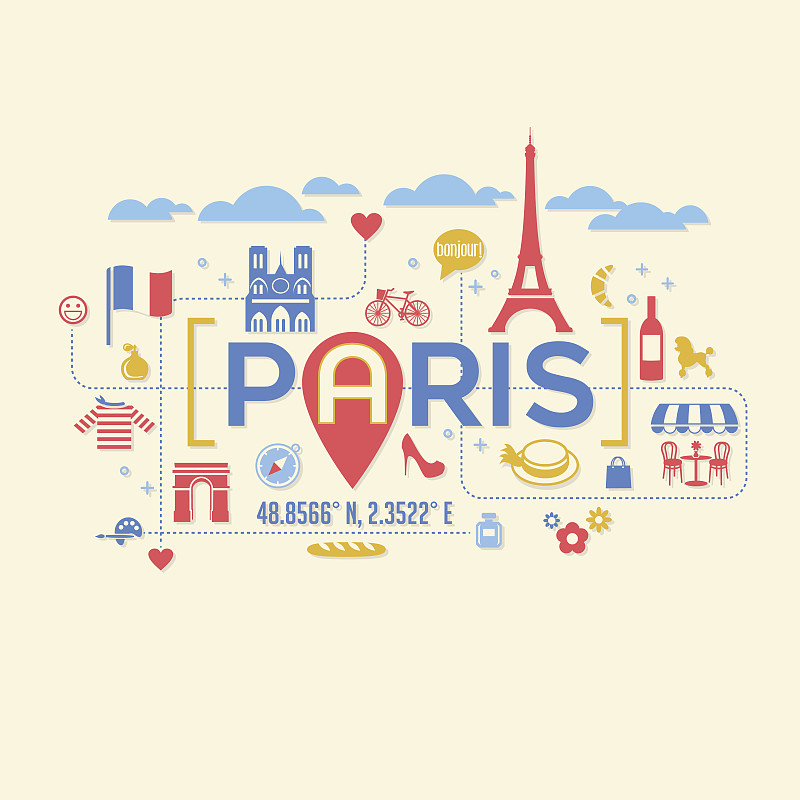 贺卡,t恤,国际著名景点,字体,法国,巴黎,式样,公园,纪念品