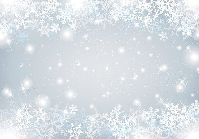 雪,冬天,雪花,背景,天空,留白,新的,边框,圣诞卡
