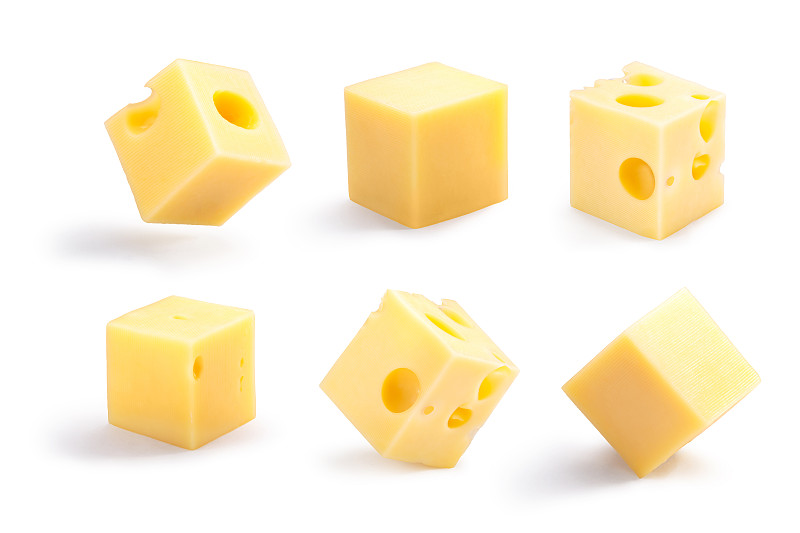 奶酪,简单,格子,立方体,奶制品,水平画幅,无人,背景分离,立方体形状,剪贴路径