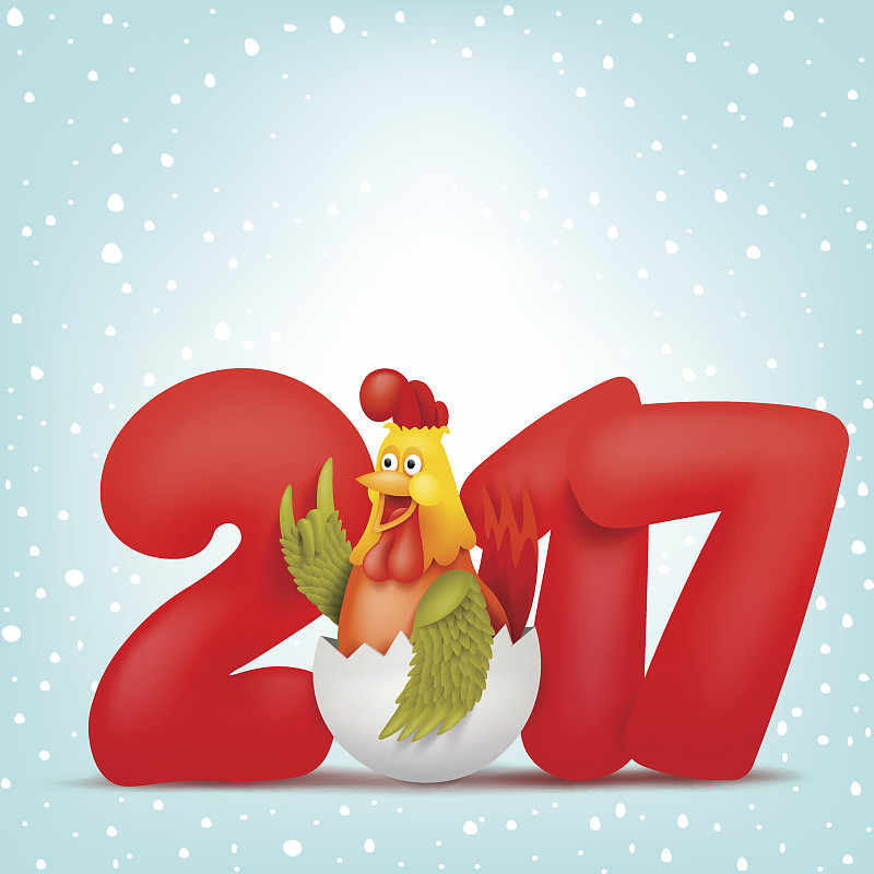 公鸡,2017年,性格,请柬,模板,幽默,汉字,中文,卵,部分