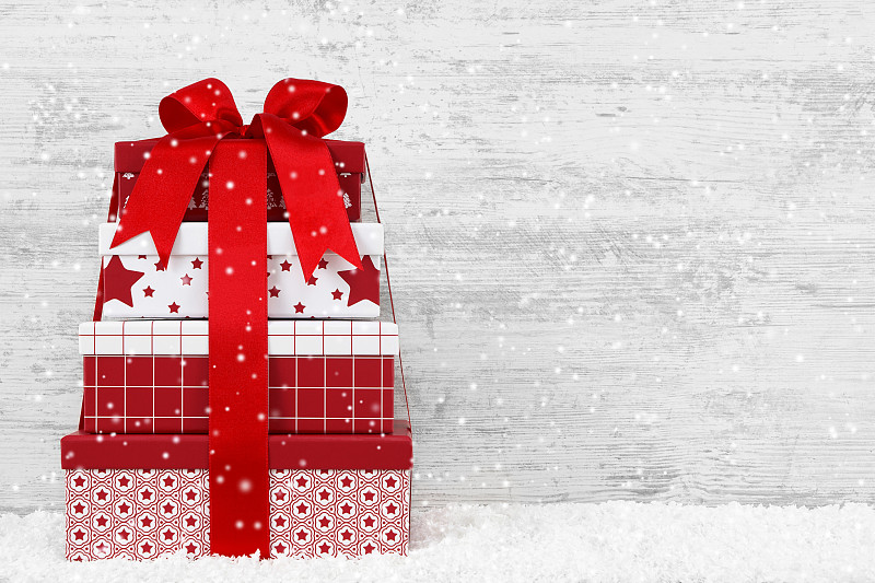 圣诞卡,包装纸,圣诞包装纸,圣诞礼物,礼物,留白,水平画幅,墙,雪
