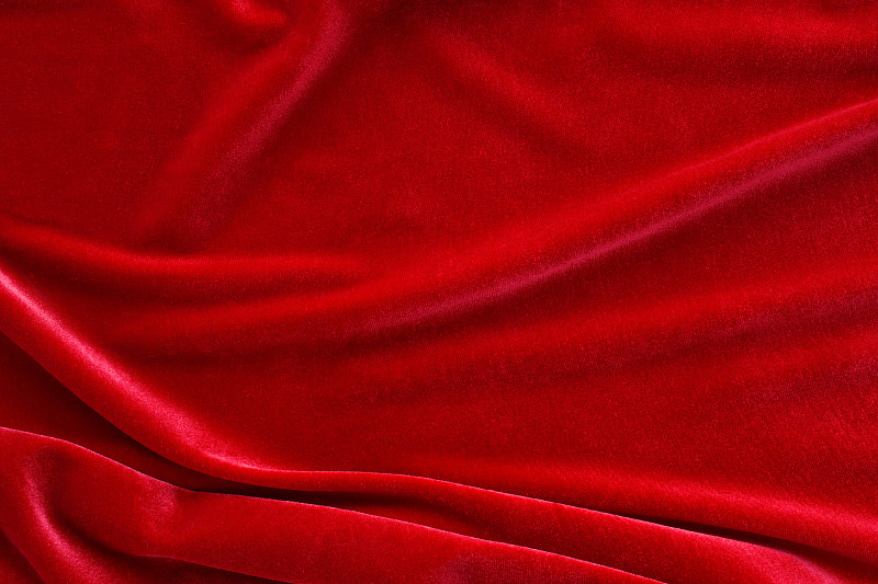 红色天鹅绒,水平画幅,纺织品,无人,天鹅绒,彩色背景,丝绸,弄皱的,缎子,窗帘
