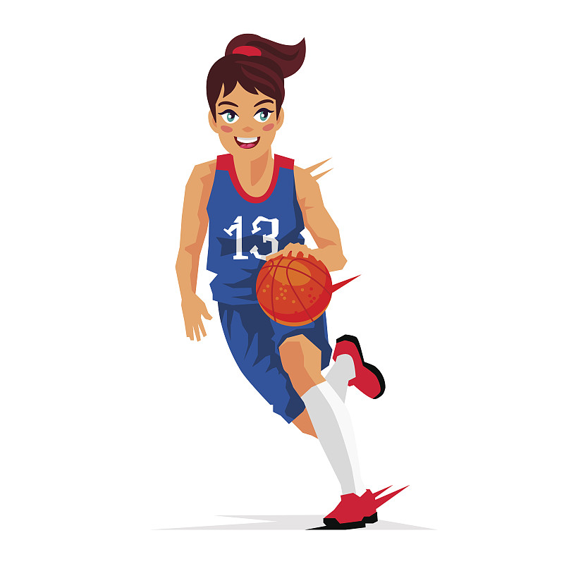 女孩,篮球运动员,三分球,篮球,女子田径赛项目,篮球服,运动鞋,单车裤,帆布鞋,晚会