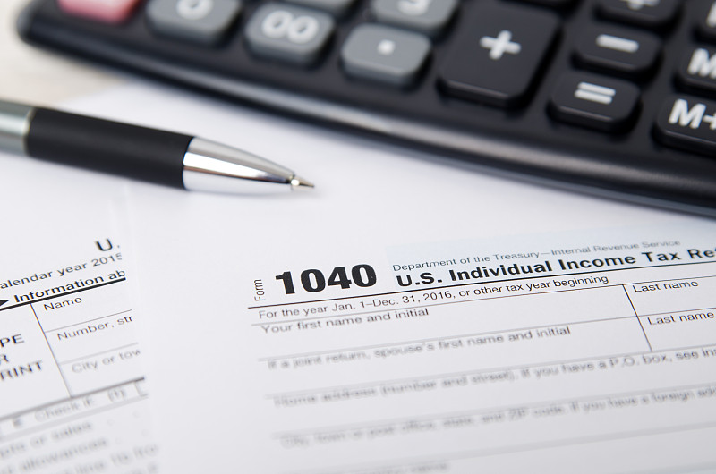 1040税表,税表,美国,概念和主题,水平画幅,无人,金融,金融和经济,税,文档