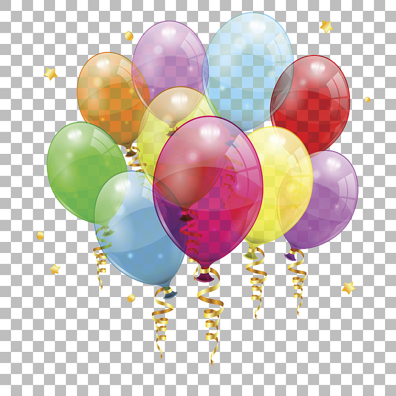 气球,背景,旅游目的地,氦气球,横幅,生日,透明,周年纪念,五彩纸屑,缎带