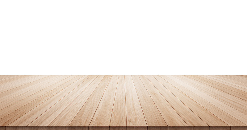 桌子,空的,木制,白色背景,分离着色,半木结构,水面,平视角,地板,消失点