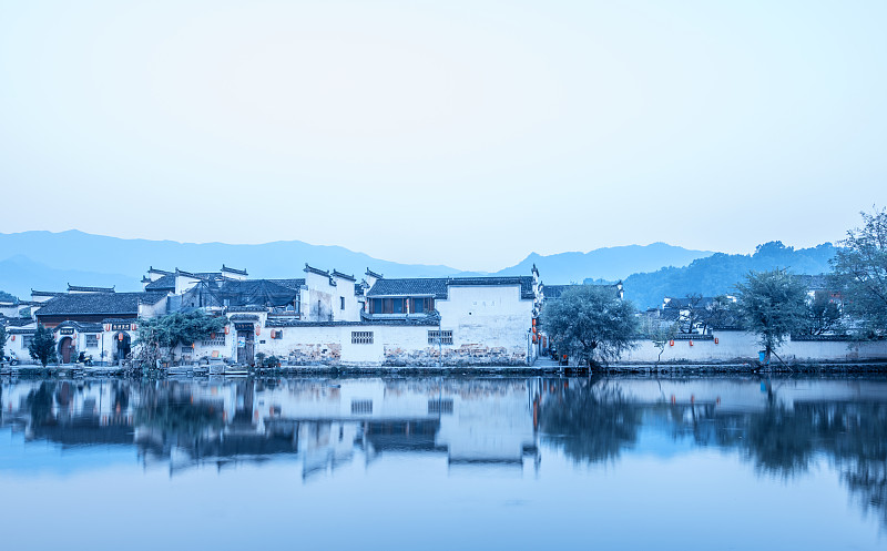 乡村,中国南部,黄山市,,古老的,安徽省,自然,水,古董,水平画幅