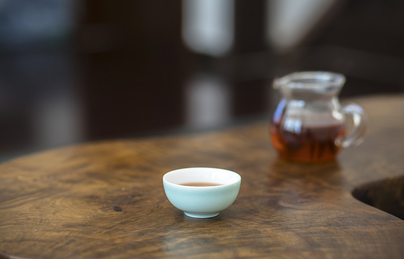 茶杯,桌子,木制,乌龙茶,茶馆,茶壶,禅宗,休闲活动,水平画幅,周末活动