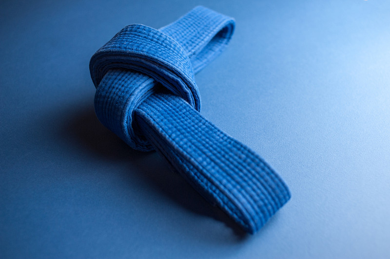 柔道,蓝色背景,分离着色,腰带,蓝色,柔术,塌塌米垫,合气道,和服腰带,低饱和度