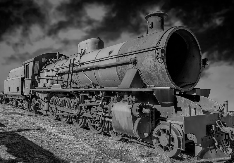 蒸汽机车,机车,水平画幅,无人,铁轨轨道,过去,魔鬼列车,工程,商业金融和工业,鬼