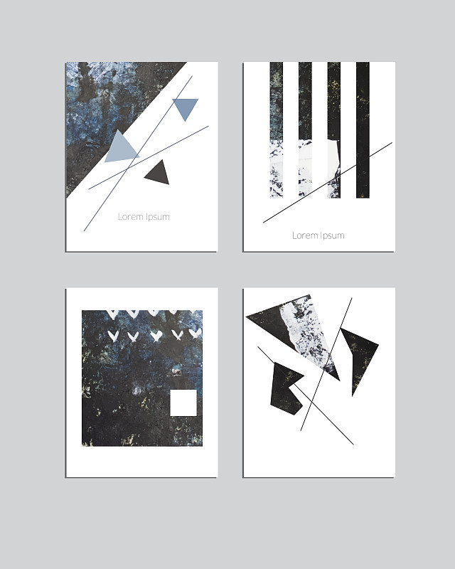 贺卡,生日,现代,模板,丙稀画,矢量,商务,周年纪念,请柬,几何形状