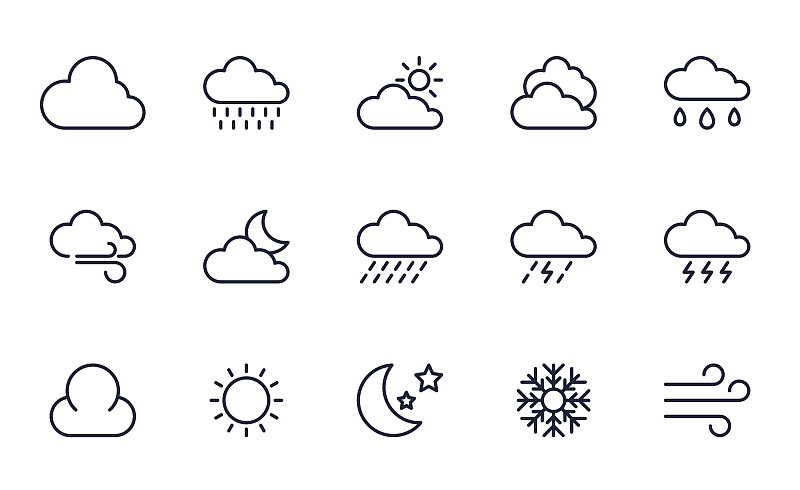 符号,reusable,adhesive,风,暴风雨,温度,水平画幅,雪,无人,月亮,绘画插图