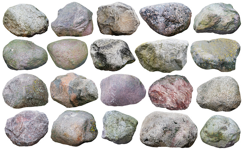巨石,石头,花岗岩,表格,白色,抽象拼贴画,数字20,巨大的,摄影,布置