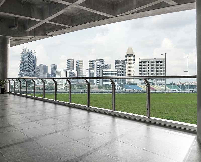 观测点,栏杆,阳台,在活动中,新加坡,云,现代,停车场,户外,天空