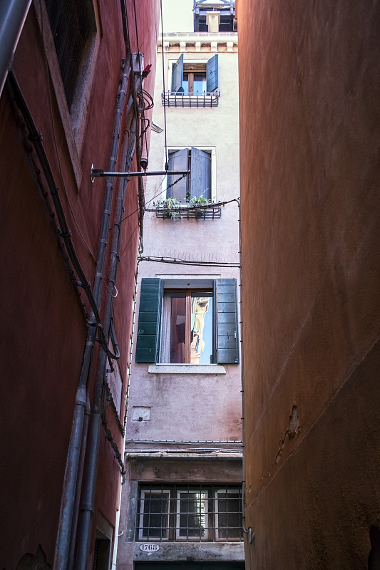 意大利,威尼斯,街道,百叶窗,垂直画幅,外立面,旅游目的地,无人,建筑外部,户外