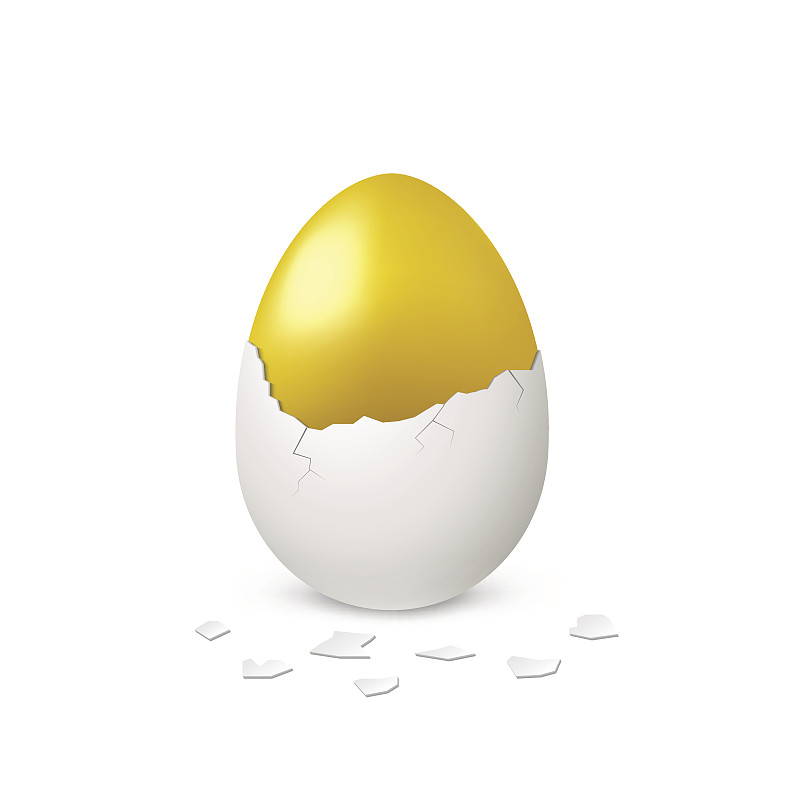 卵,蛋,黄金,白色,鸡蛋,破碎的,金色,无人,绘画插图,符号