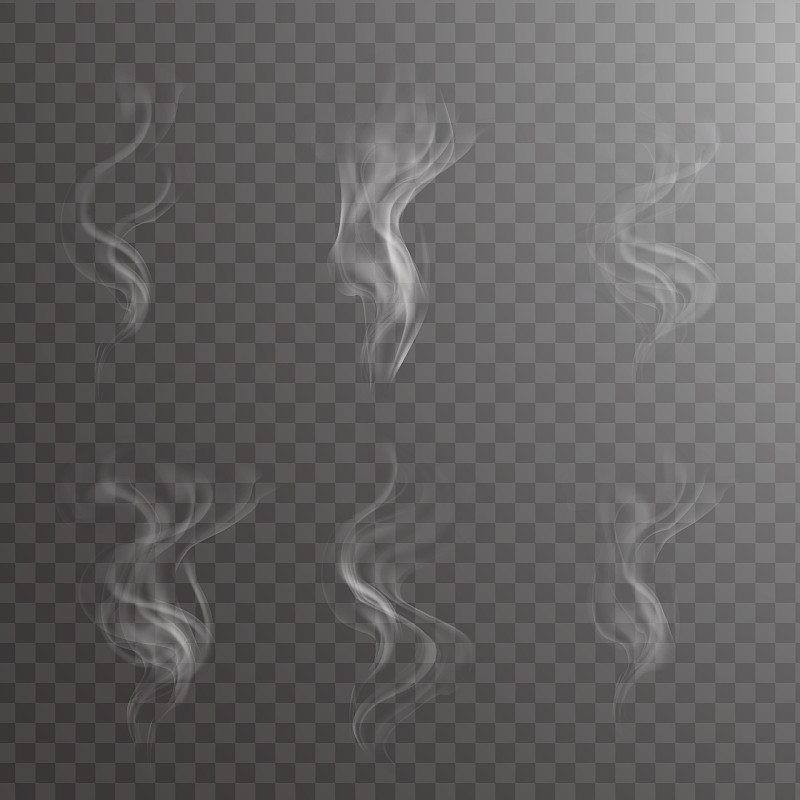蒸汽,杯,透明,矢量,绘画插图,白色,黑色,在上面,背景聚焦,浓烟