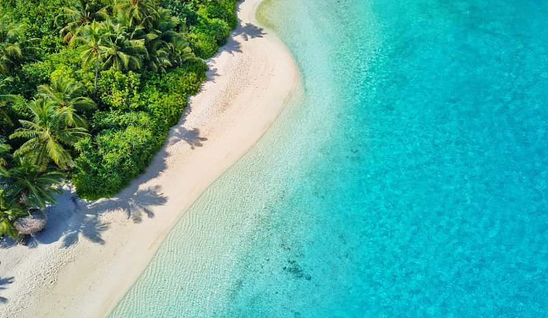 马尔代夫,海滩,航拍视角,岛,鸡尾酒,无人机,印度洋,日光浴,水,水平画幅