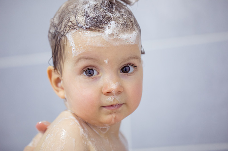 婴儿,泡沫材料,有包装的,自然美,婴儿浴盆,仅一名女婴,婴儿期,仅女婴,肥皂泡,香波