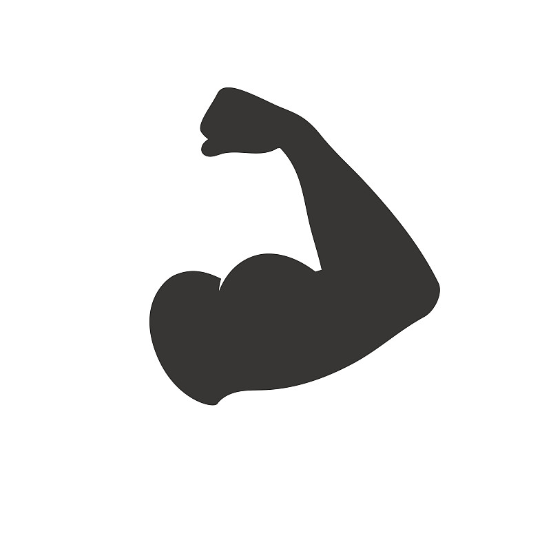 健美身材,手臂,图标,肌型动脉,肱二头肌,鼓起肌肉,力量,弹性,四肢,仅一个男人
