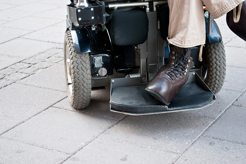 轮椅,肢体缺损,个人机动车,水平画幅,古老的,健康保健,足,药,老年人,轮椅坡道