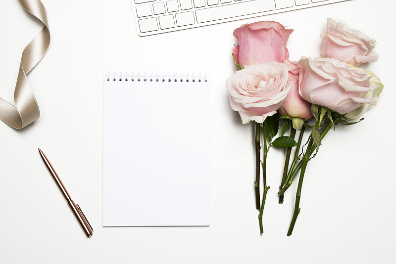博客,玫瑰色的,玫瑰,婚礼,笔记本,情人节,水笔,粉色,缎带,母亲节