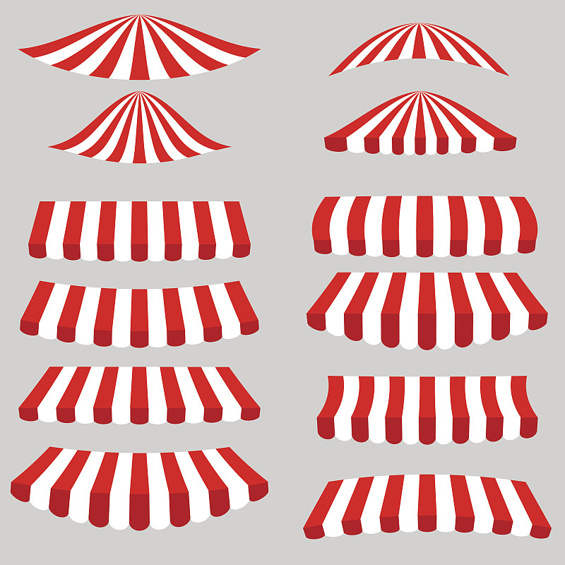 帐篷,白色,红色,遮阳篷,天篷,大帐篷,遮阳伞,马戏团,凸的,伞