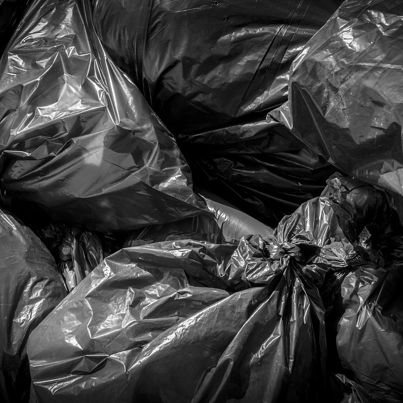 垃圾袋,塑胶,垃圾场,可回收材料,塑料袋,垃圾,泥土,特写,充满的