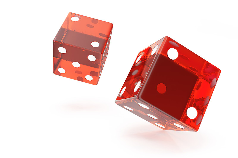 骰子,赌场,白色背景,红色,三维图形,概念,壁炉拔火棍,骰子盒,机会,赌台管理员