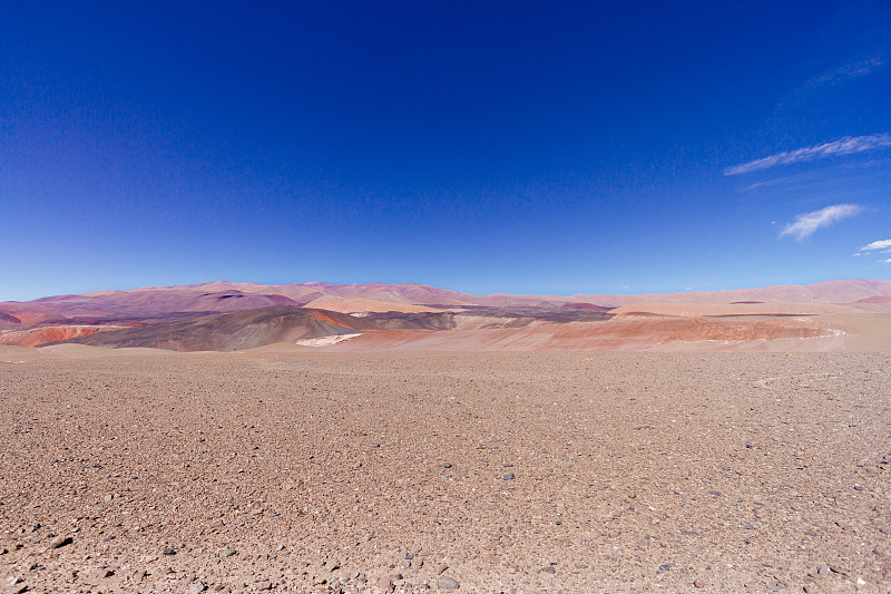 山,东欧大草原,阿根廷,岩石,多色的,沙漠,地板,水平画幅,无人,岩层