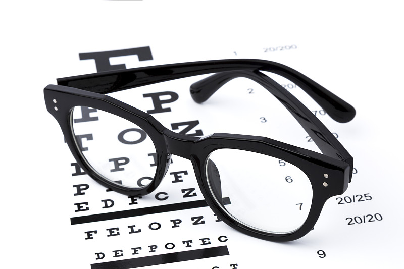 视力,眼镜,图表,黑色,视力表,视力测验,病历卡,身材矮小,验眼设备,验光师