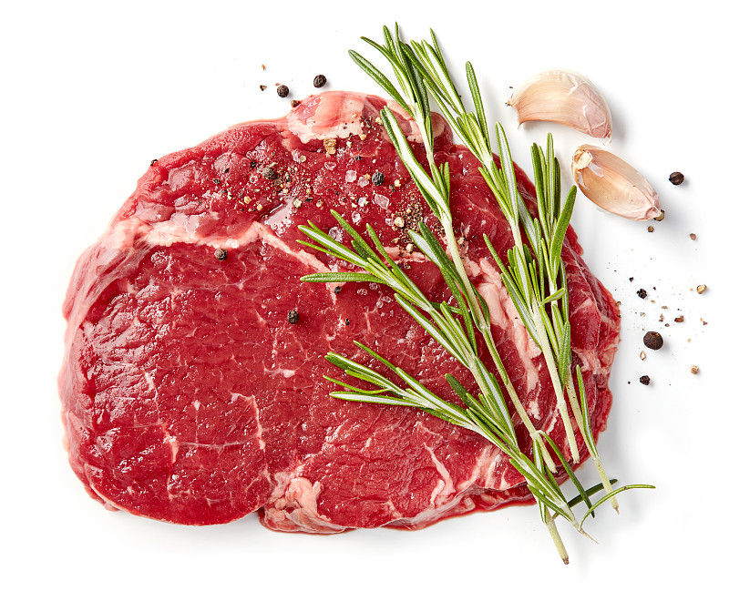 肉眼牛排,生食,清新,肉,牛肉,小牛肉,沙朗牛排,臀部,牛排,大蒜