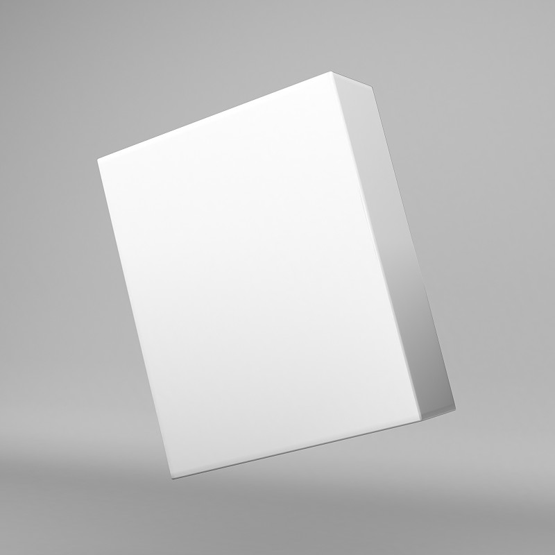 盒子,长方形,白色,空白的,白色背景,分离着色,高大的,底座,包装,纸盒