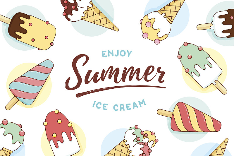 冰淇淋,式样,符号,夏天,文字,雪糕,冰淇淋派,冰棒,草莓冰淇淋,冷冻食物