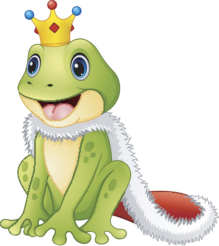 青蛙,卡通,可爱的,青蛙王子,总督,王子,嗄嗄声,壁炉架,蟾蜍,两栖纲,设计模板,汇图网www.huitu.com